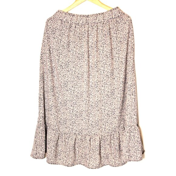 Lauren Conrad Skirt Womens sz XL Blue Floral Midi Prairie Cottage Core - Picture 4 of 8